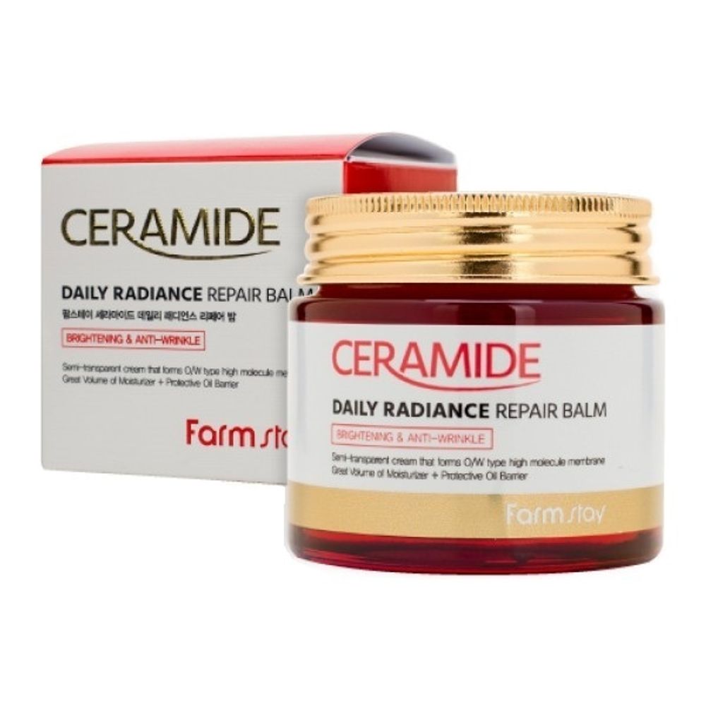 Farmstay Пенка увлажняющая очищающая с керамидами Ceramide Moisture Cleansing Foam 180 мл