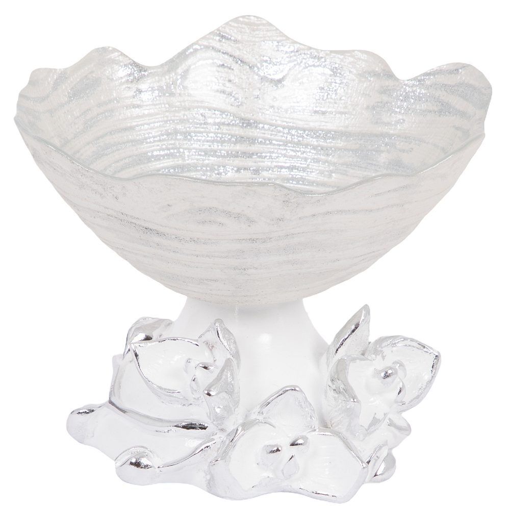 Фруктовница-конфетница Орхидея Лайм Серебро