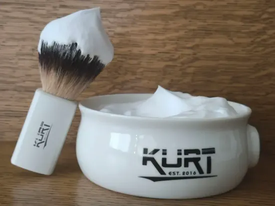 Помазок Kurt синтетика HI-BRUSH, ручка пластиковая, белый, К_10222S