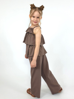 02-160-5 Комплект для девочки (джемпер+ брюки)