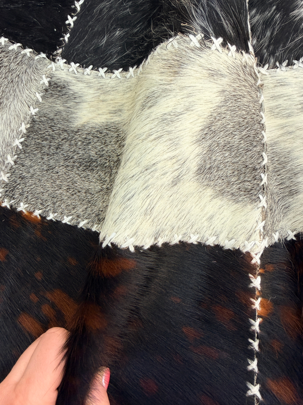 Ковер овальный натуральный Телячья шкура , 240х140