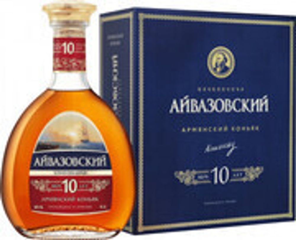 Коньяк Айвазовский 10 лет Коньяк Айвазовский 10 лет