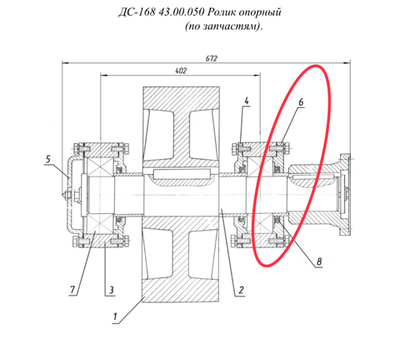 Д619 01.04.026 Крышка проходная