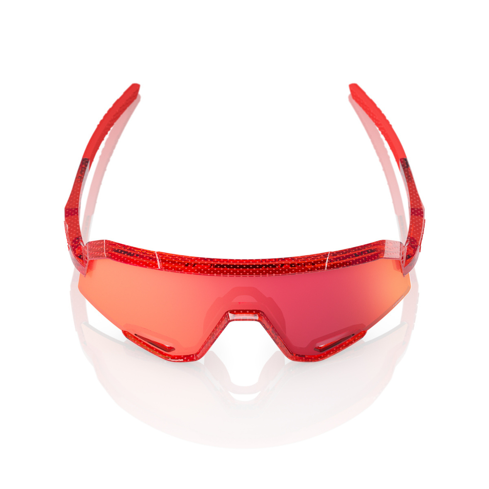 Спортивные очки с диоптриями 100% SLENDALE Campari Translucent Red - HiPER Fire Red Mirror Lens