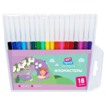 Фломастеры 18цв., ПВХ "Рассказы" (Спейс)