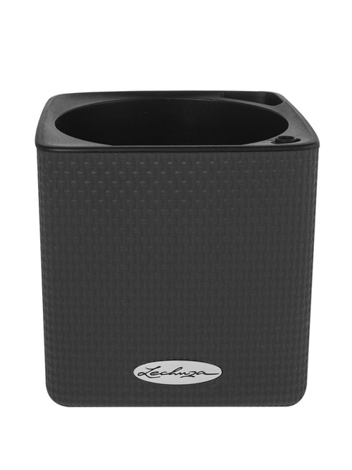 Кашпо Lechuza "Cube Color Complete slate", 14x14xH14 см