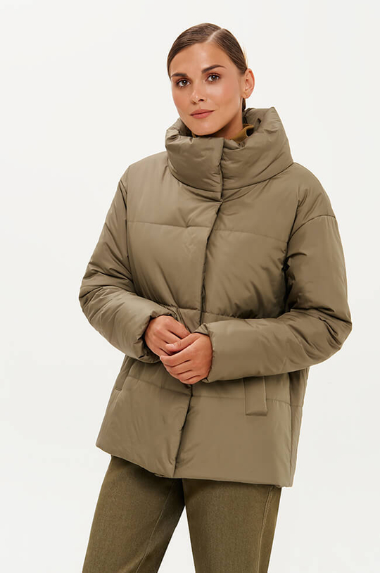 0114 Куртка женская (оливковый)