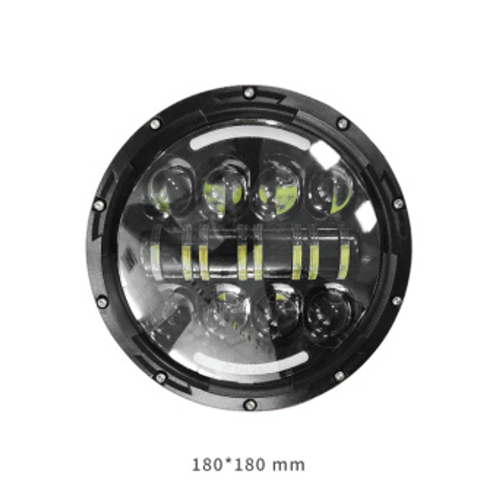Фара LED 12-24V  7дюймов 2121Нива (Дальний+Ближ+ДХО) 33W пара GQ0054