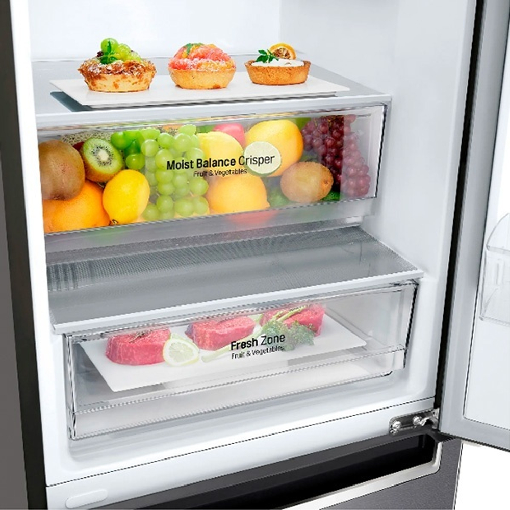 Холодильник LG GC - B 459 MLWM серебo
