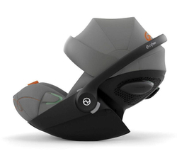 Коляска Cybex Coya Matt Black Frame Cloud G i-Size Lava Grey 2 в 1 Leaf Green с дождевиком и бампером