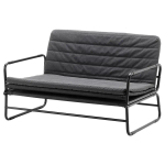 2-местный диван-кровать - IKEA HAMMARN, 78x85x128см, черный, ХАММАРН ИКЕА