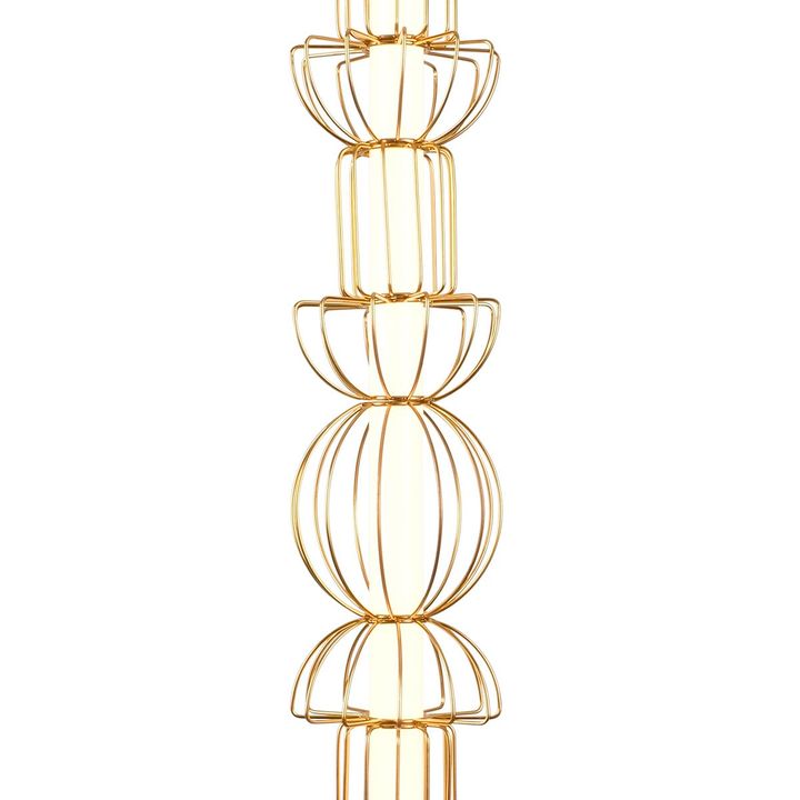 Подвесной светодиодный светильник Indigo Collisore 14030/1P Gold V000169L