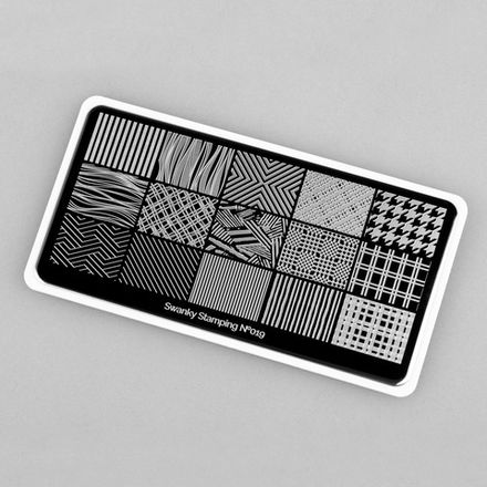 Swanky Stamping Пластина для стемпинга 019