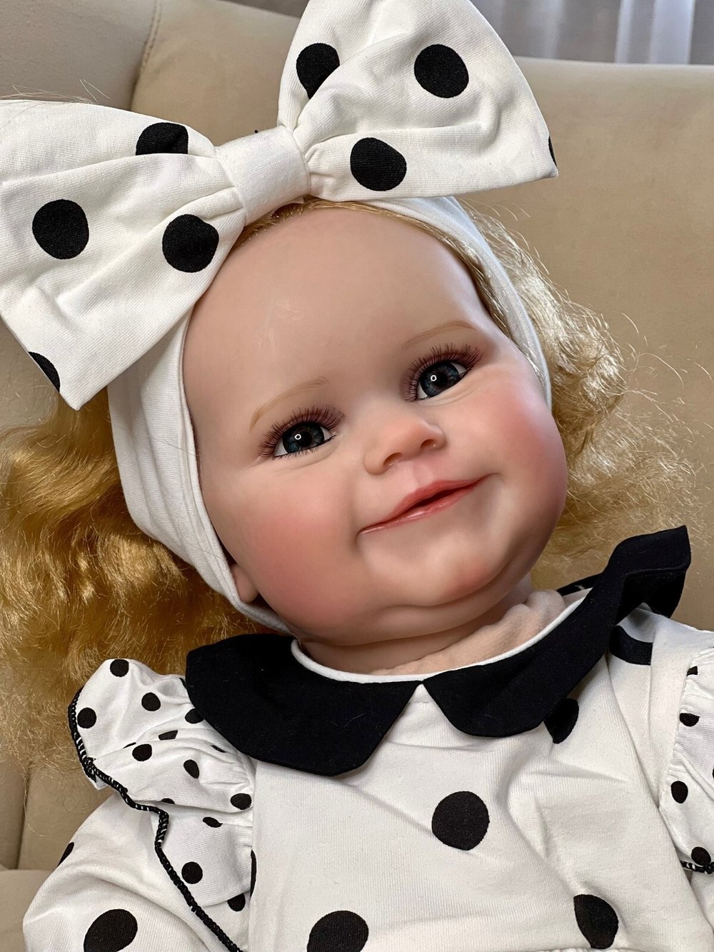 Кукла Реборн мягконабивная 60см в пакете (FA-161A1)