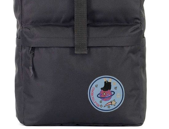 Нашивка термоаппликация на одежду и на рюкзак. Rule The World