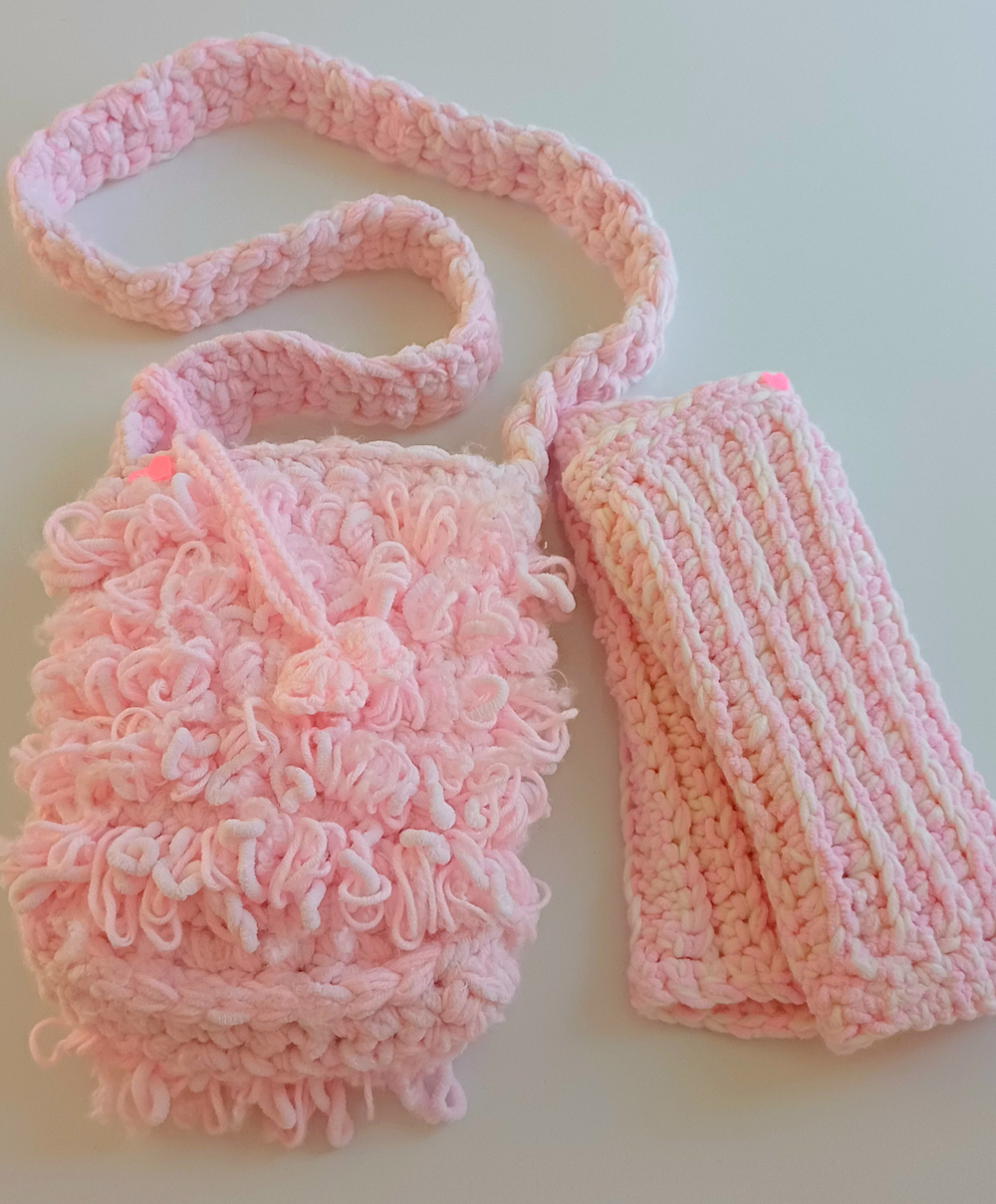 Сумочка и митенки