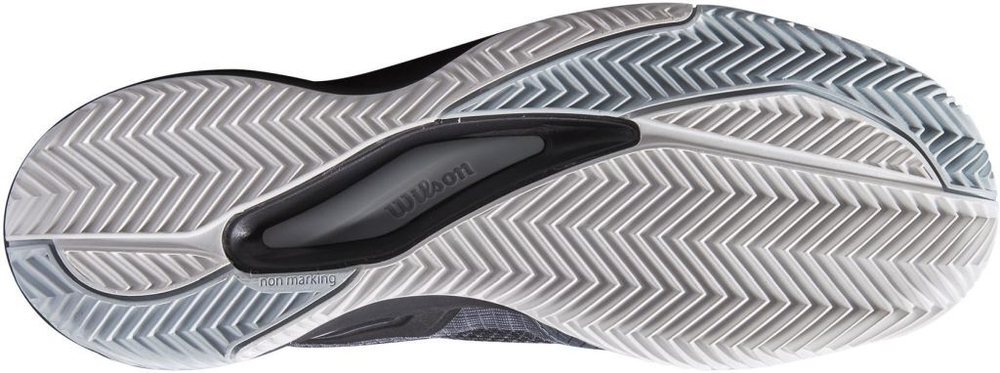 Мужские кроссовки теннисные Wilson Rush Pro 3.5 Clay - dk grey/black/pearl blue