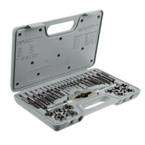 Набор метчиков и плашек 31 предмет ЕРМАК