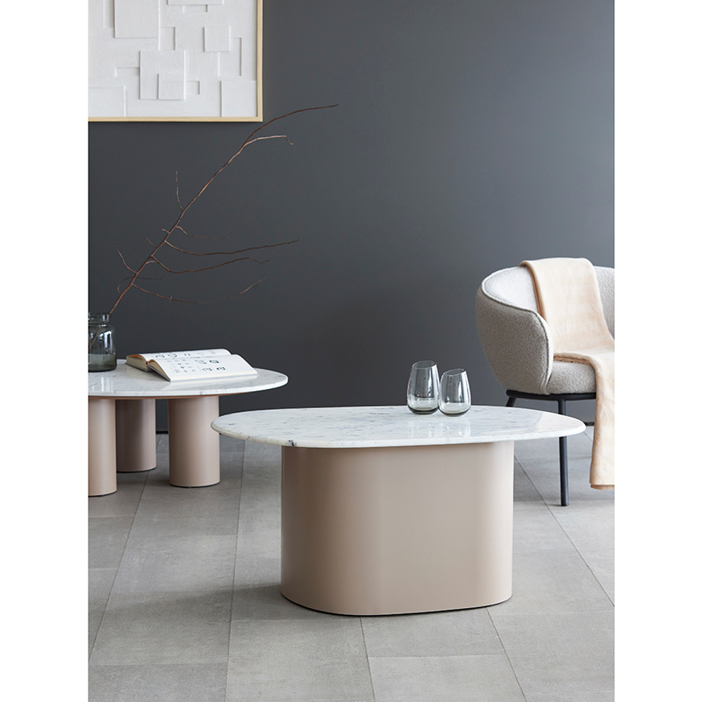 Столик журнальный Bergenson Bjorn Mojo, 90х62 см, бежевый