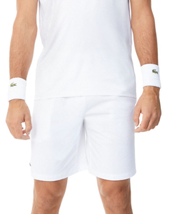 Мужские теннисные шорты Lacoste Tennis x Novak Djokovic Sportsuit Shorts - белый