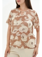 Блузка летняя полупрозрачная