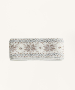 Oysho Жаккардовая повязка на голову, экрю