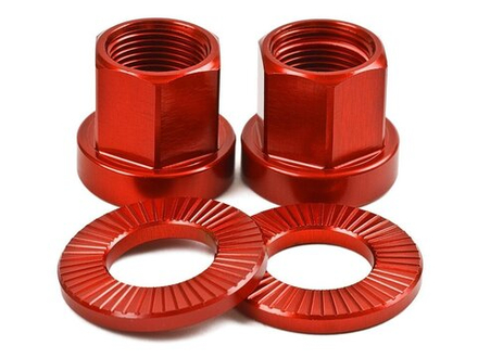 Гайки на ось Shadow TSC Featherweight Alloy Nuts 14mm Crimson Red