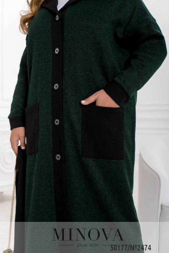 Кардиган 2474-зеленый Minova