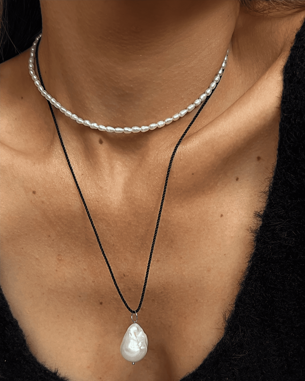 Плетенный шнурок Black