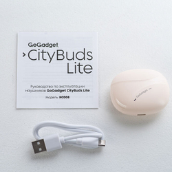 Беспроводные наушники GoGadget CityBuds Lite