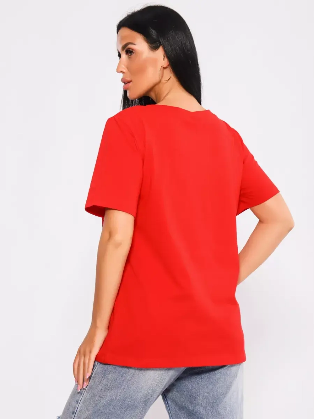 Футболка базовая большие размеры