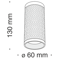 Накладной светильник Maytoni Technical C036CL-01W