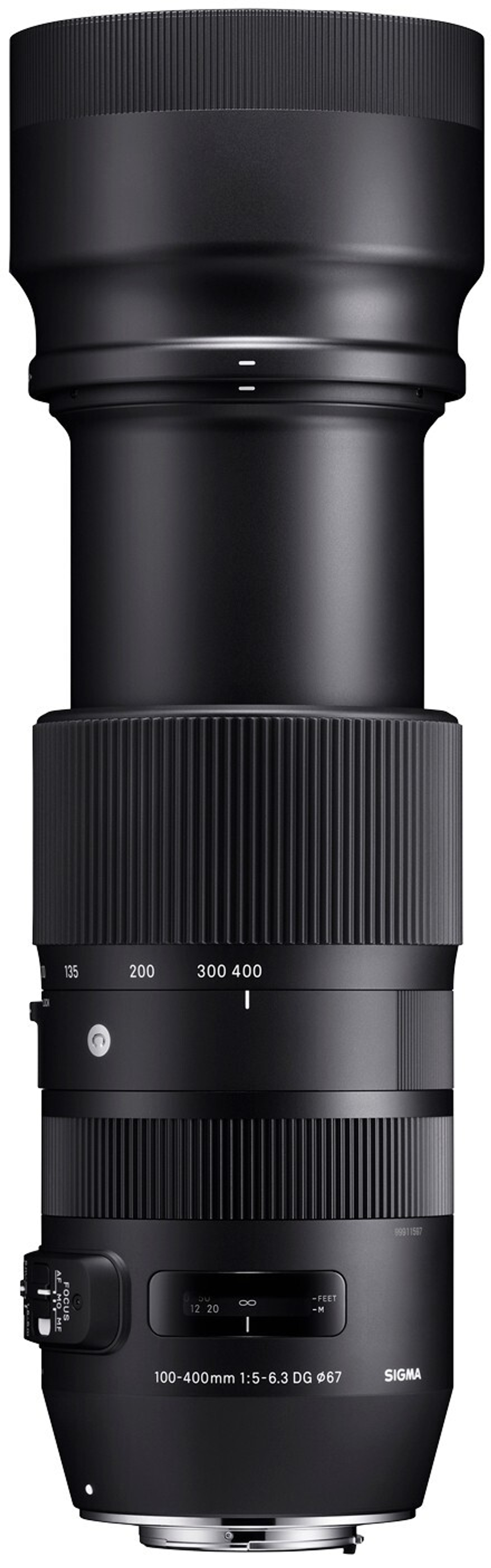 Объектив Sigma 100-400mm f/5-6.3 DG OS HSM Contemporary Nikon F, черный