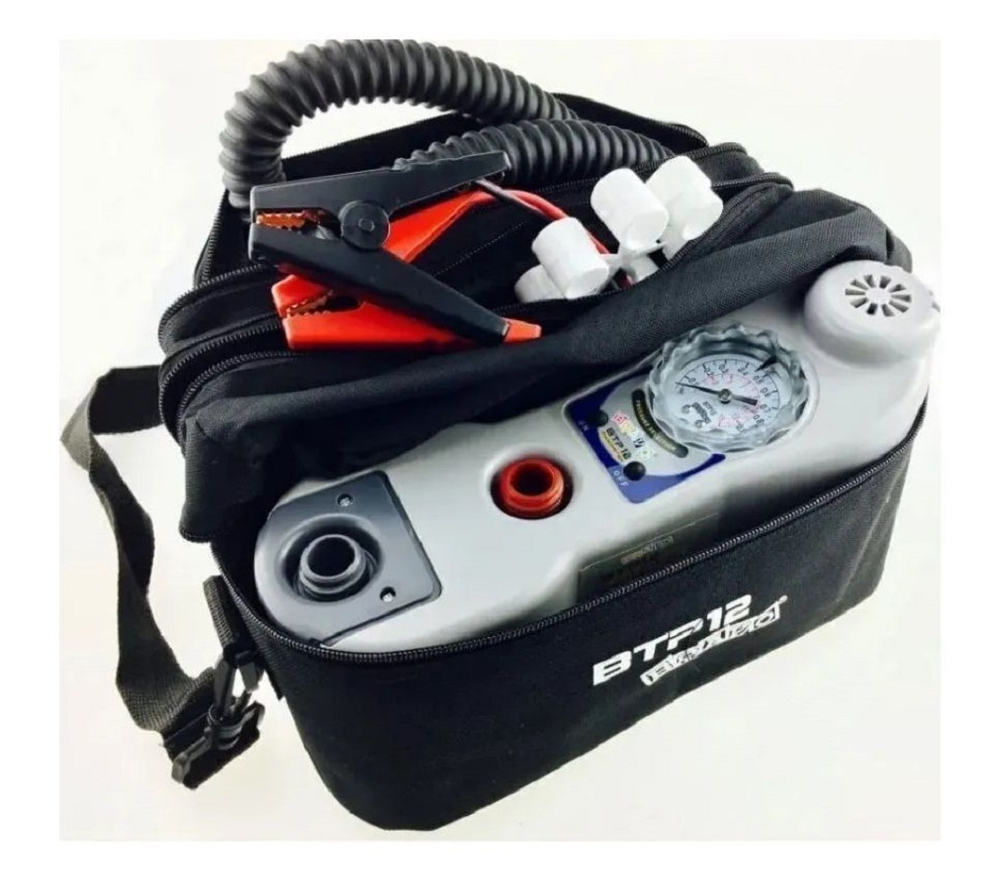 Электрический насос 12V BТP12 М с аналоговым манометром