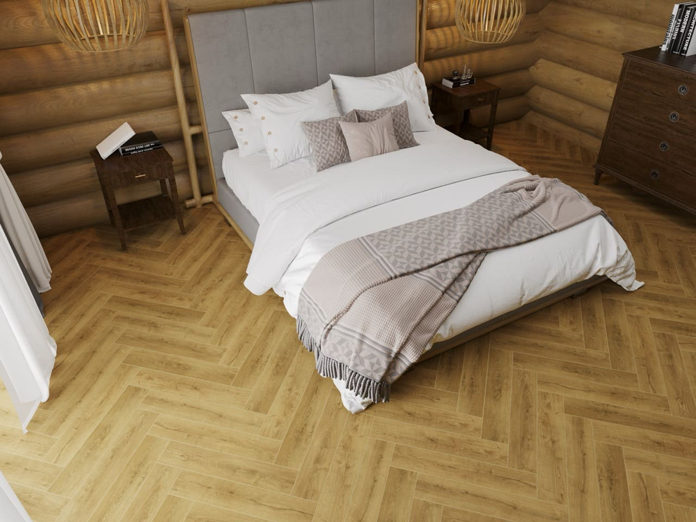SPC ЛАМИНАТ CRONAFLOOR КОЛЛЕКЦИЯ HERRINGBONE "ЕЛОЧКА" Дуб Анже