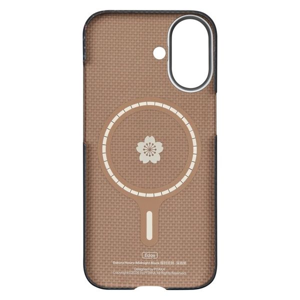 Чехол Pitaka Edge Case для iPhone 17, Полночный чёрный | Midnight Black