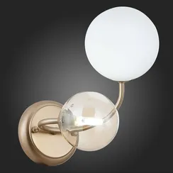 SLE220921-02 Светильник настенный Золотистый/Белый, Янтарный G9 LED 2*5W FORMAE