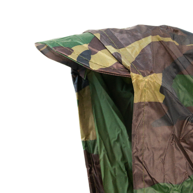 Плащ от дождя на Кнопках+Молния дождевик ПВХ КМФ CH652 -