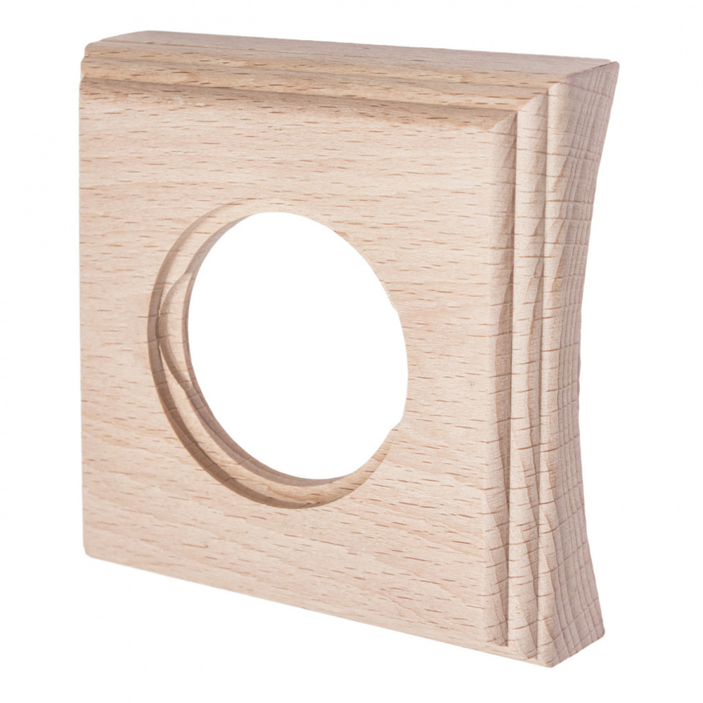 Рамка 1 постовая для скрытого монтажа (Натурэль на бревно 260 мм) BF4C26-610-10