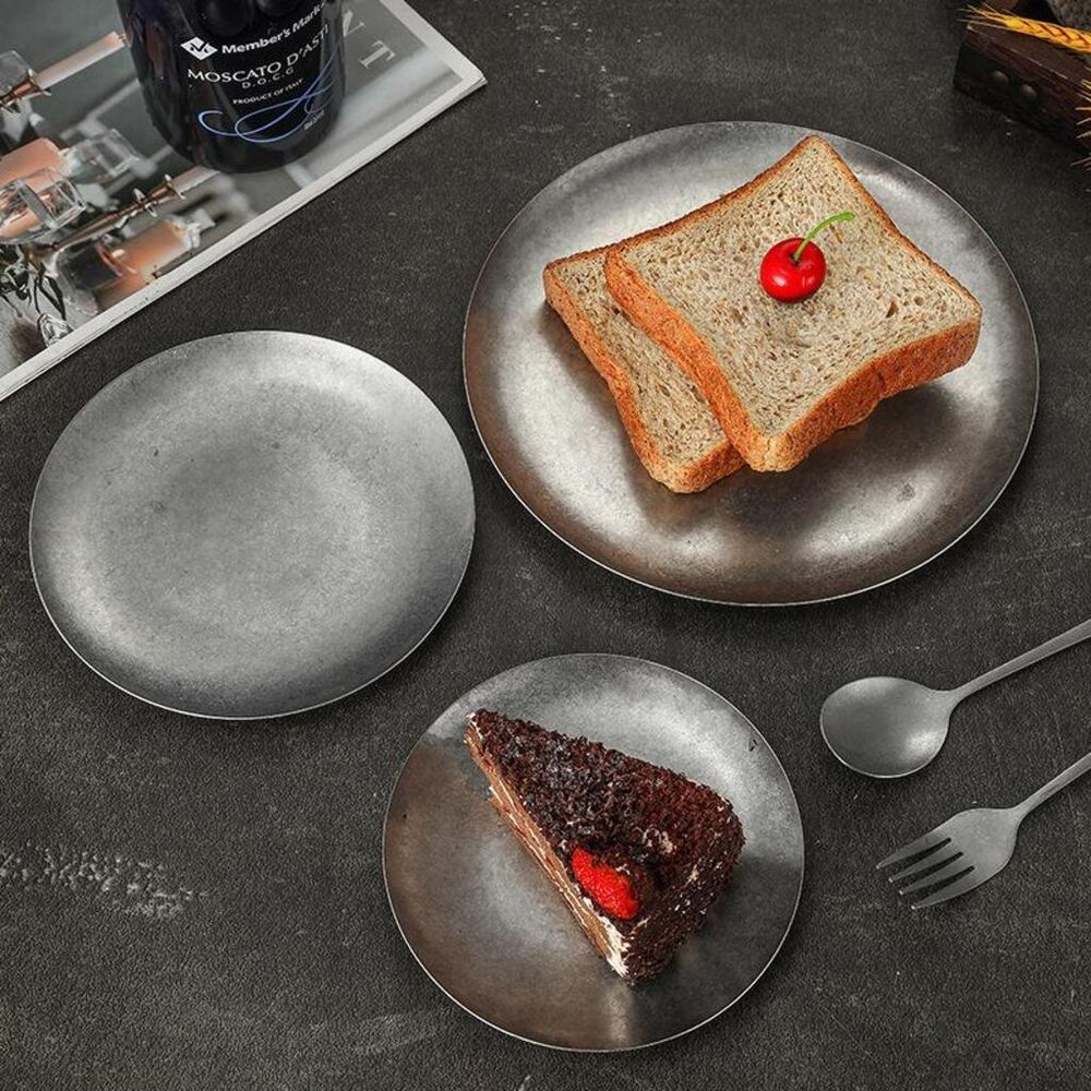 Блюдо круглое d 14 см (поднос) для кофейных зерен "Vintage" нерж. Barbossa-P.L.