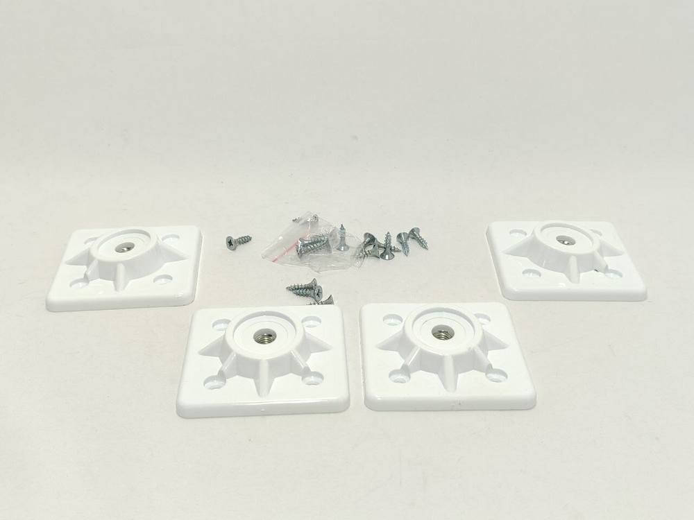 Крепление для мебельных ножек Ширина 7 см, диаметр отв 10мм/ 4 штуки