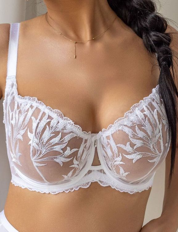 Бюстгальтер Kris Line Crystal Half Cup Soft (белый)