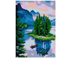 Almazlı Mozaika Lori  30*40 Сm "Китайский фонарик"