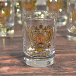 Набор 7 предметов (6 стопок 50мл, пепельница) Герб России