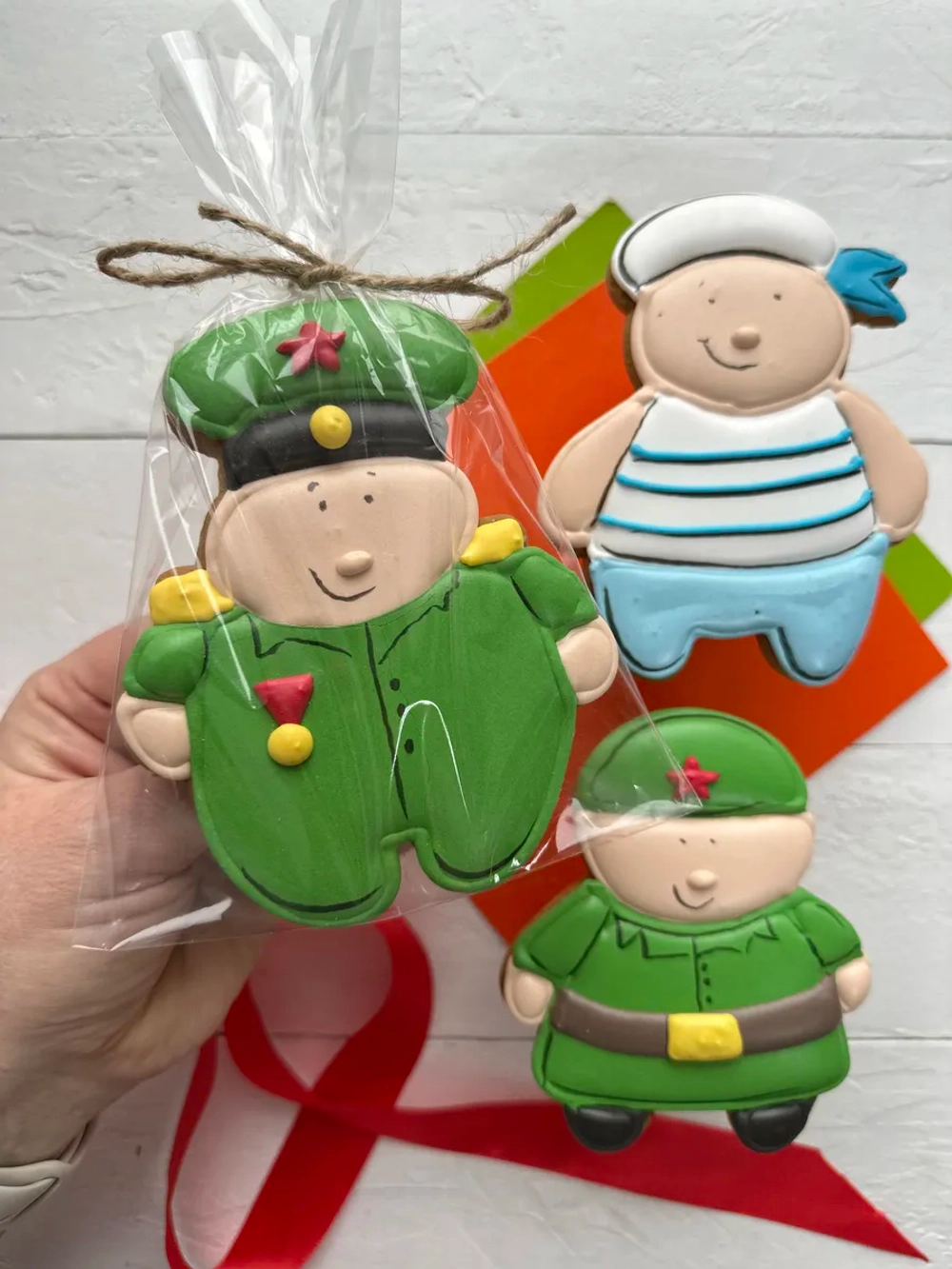 Имбирные пряники подарок на 23 февраля