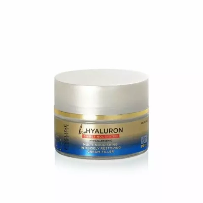 EVELINE bioHYALURON 3 x RETINOL SYSTEM 60+ Интенсивно регенерирующий крем-филлер день/ночь 50мл*30