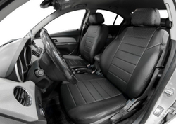 Авточехлы Rival Строчка (зад. спинка 40/60) для сидений Toyota Camry XV70 седан 2018-2021 2021-н.в., эко-кожа, черные, SC.5710.1