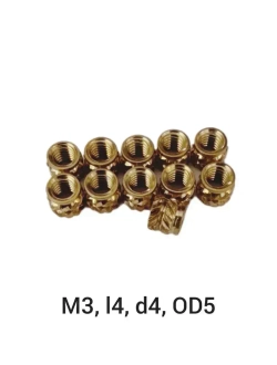 Гайка M3, 20 шт., 5.6 г