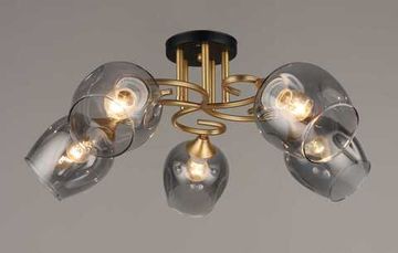 4615/5 BK+GD (2) Люстра (RL)