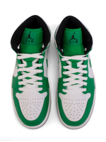 Nike Air Jordan 1 Mid Mens Lucky Green